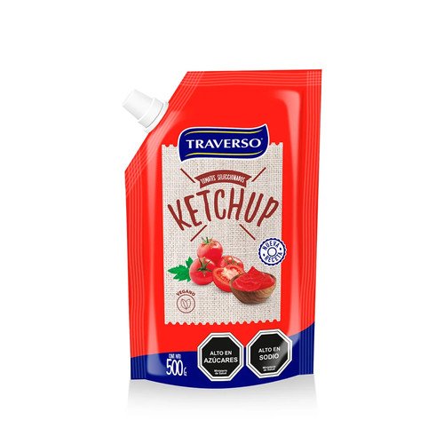 KETCHUP D/P TRAVERSO 12X500 GR