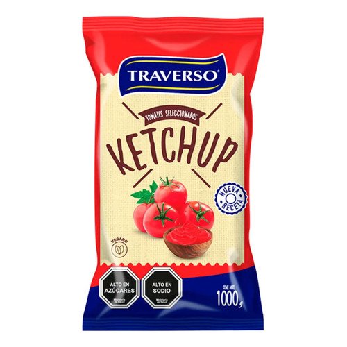 KETCHUP BOLSA TRAVERSO 10X1000CC