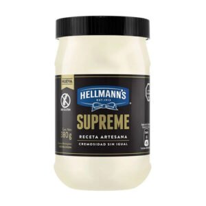 MAYONESA SUPREME CLASICA HELLMANNS 12X380 GR