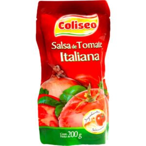 SALSA DE TOMATE ITALIANA COLISEO 36X200GR