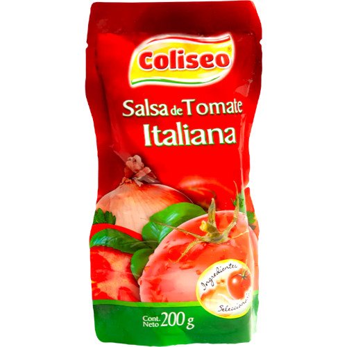 SALSA DE TOMATE ITALIANA COLISEO 36X200GR