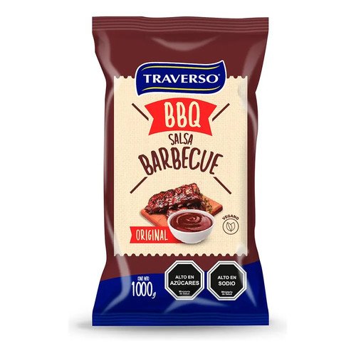 SALSA BARBECUE BOLSA TRAVERSO 10X1000CC