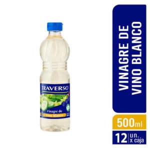 VINAGRE BLANCO TRAVERSO 12X500 CC
