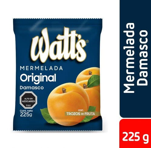MERMELADA DAMASCO WATTS 12X225GR