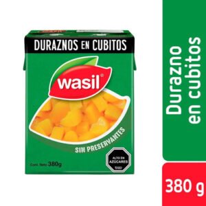 DURAZNOS CUBITOS WASIL 16X380GR