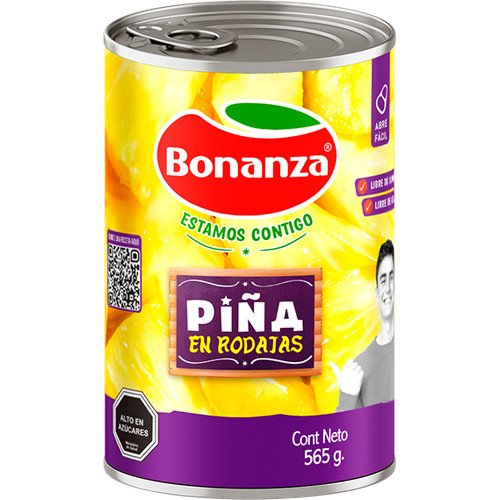 PINAS EN RODAJAS BONANZA 24X565 GR