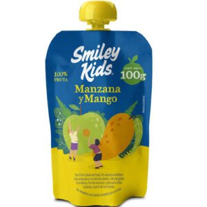 COMPOTA MANZANA MANGO SMILEY KIDS 100G