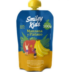 COMPOTA MANZANA PLATANO SMILEY KIDS 100G
