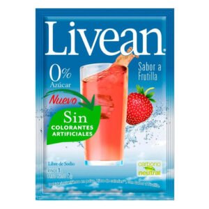 JUGO EN POLVO FRUTILLA LIVEAN NAC CN 10X7G