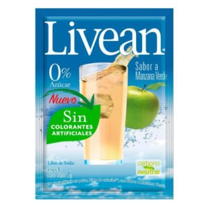 JUGO EN POLVO MANZANA LIVEAN NAC CN 10X7G
