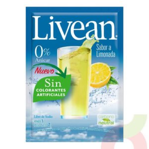 JUGO EN POLVO LIMONADA LIVEAN NAC CN 10X10X7G