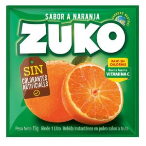 JUGO EN POLVO NARANJA ZUKO 10X15G