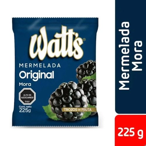 MERMELADA MORA WATTS 12X225GR