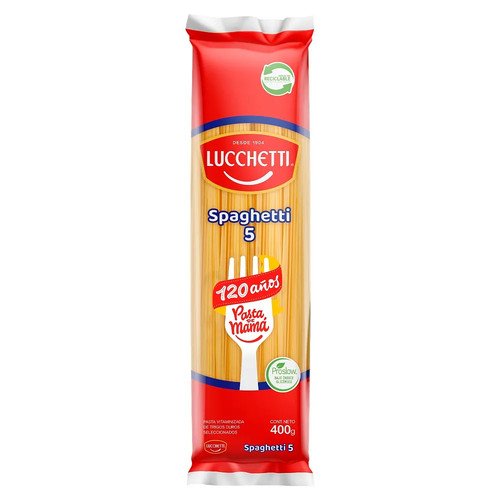 PASTA SPAGHETTI 5LUCCHETTI 25X400G