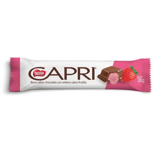 CHOCOLATE FRUTILLA CAPRI 6X30 GR