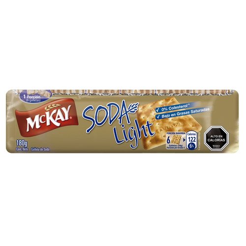 GALLETA SODA LIGHT MCKAY 20X180 GR