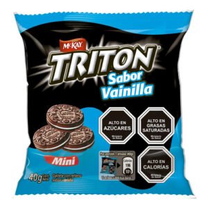 GALLETA VAINILLA MINI TRITON 42X40 GR