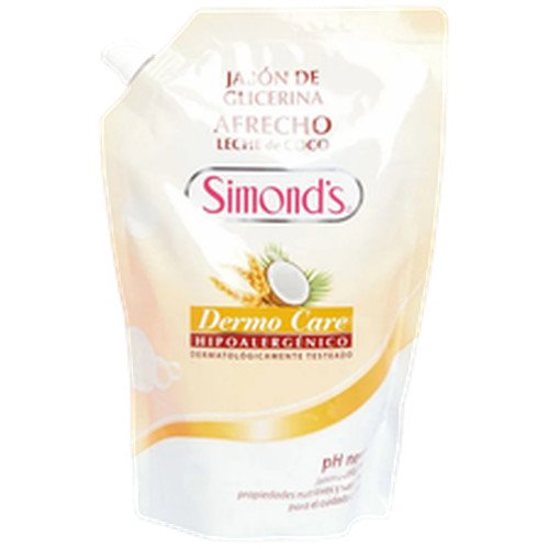 JABON AFRECHO LECHE COCO SIMONDS 8X750ML