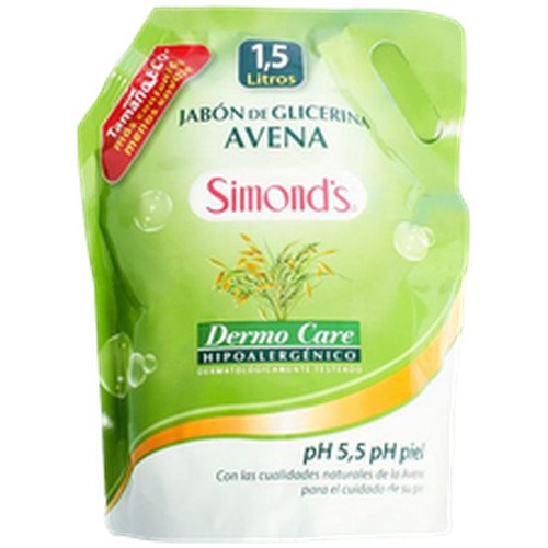 JABON DERMO AVENA DOYPACK SIMONDS 8X1.5LT