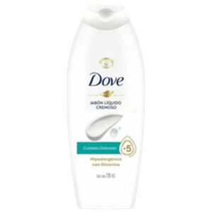 JABON LIQUIDO CUIDADO DELICADO DOVE 8X700ML