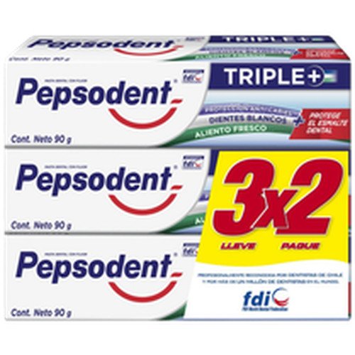 PASTA DENTAL TRIPLE MPK PEPSODENT 18X3X130GR