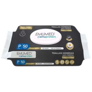 TOALLA HUMEDA ADULTO EMUMED 12X50UN