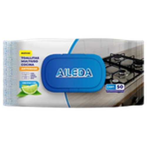 TOALLA HUMEDA ANTIGRASA COCINA AILEDA 50UNX18