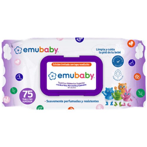 TOALLA HUMEDA SUPERIOR C/T EMUBABY 24X75UN