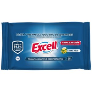 TOALLITAS DESINFECTANTES EXCELL 24X35UN