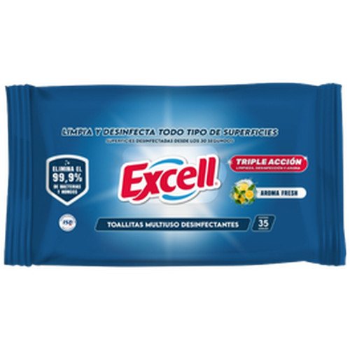 TOALLITAS DESINFECTANTES EXCELL 24X35UN