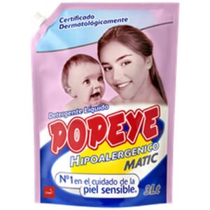 DETERGENTE POPEYE HIPOALERGENICO DP 4X3LTS