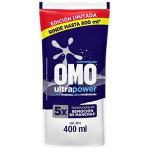 DETERGENTE LIQUIDO ULTRA POWER DP OMO 15X400ML