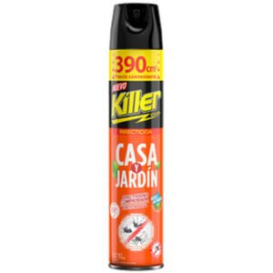 INSECTICIDA AEROSOL CASA Y JARDIN KILLER 12X390 CC