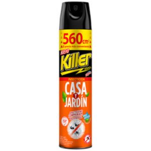 INSECTICIDA AEROSOL CASA Y JARDIN KILLER 12X560 CC