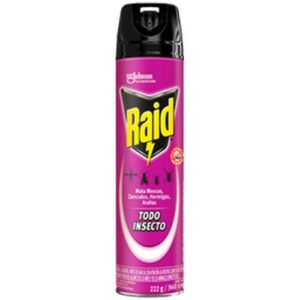 INSECTICIDA AEROSOL TODO INSECTO RAID 12X360 CC