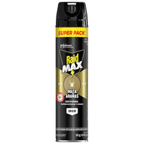 INSECTICIDA RAID MAX ARANAS AEROSOL 12X450 CC