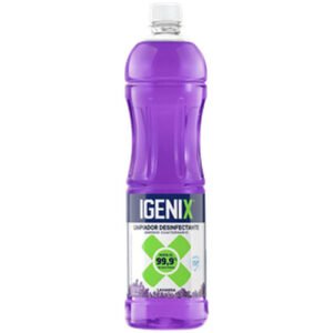 LIMPIADOR DESINFECTANTE LAVANDA IGENIX 10X900 ML
