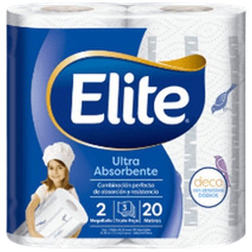 TOALLA PAPEL DECO ELITE 10X2ROLLOS 20 MT