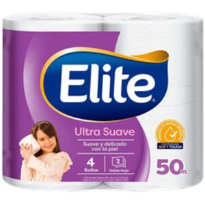 PAPEL HIGIENICO ULTRA D/H 50MT ELITE 8X4 ROLLOS
