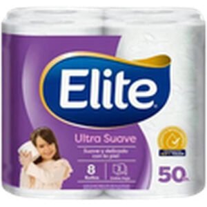 PAPEL HIGIENICO DOBLE HOJA ELITE 4X8 50 MT