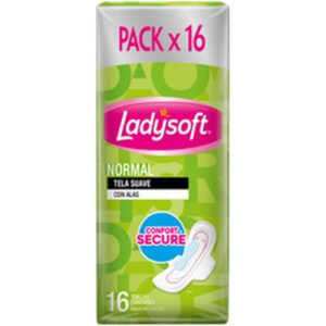 TOALLA FEMENINA NORMAL LADYSOFT 24X8 UN