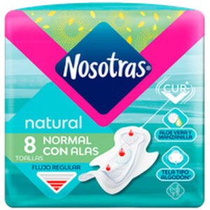 TOALLA FEMENINA NORMAL C/A NATURAL NOSOTRAS 30X8UN