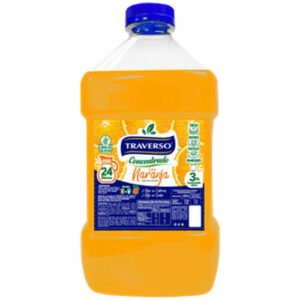 JUGO CONCENTRADO NARANJA PET TRAVERSO 4X3000CC