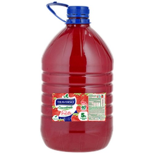 JUGO CONCENTRADO FRUTILLA TRAVERSO 4 X 5000 PET
