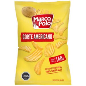 PAPAS FRITAS C/AMERICANO M. POLO 16X140GR