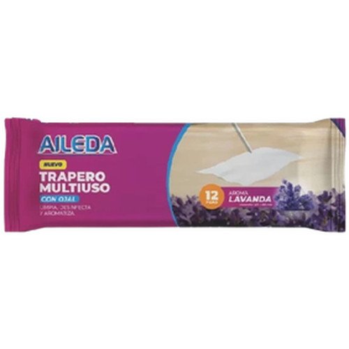 TRAPERO HUMEDO LAVANDA AILEDA 10X12UND