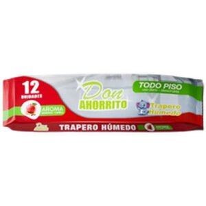 TRAPERO HUMEDO DON AHORRITO MANZ/CANELA 12X12UN
