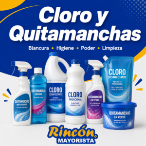 Cloro y quitamanchas