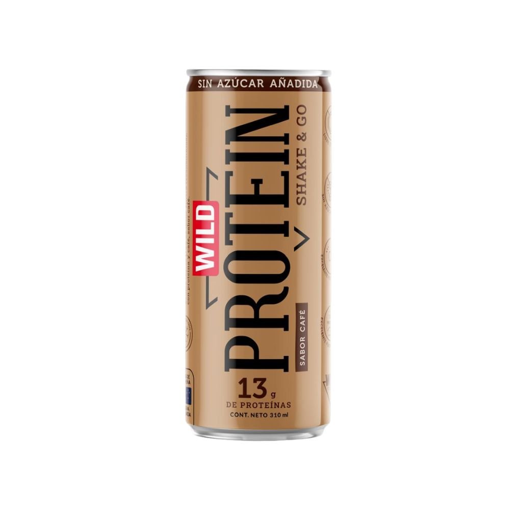 BATIDO PROTEIN SHAKE&GO CAFE LATA 12X310ML