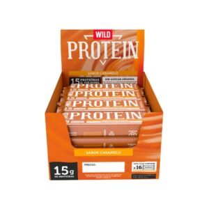 BARRA CARAMELO WILD PROTEIN 12X16X45GR